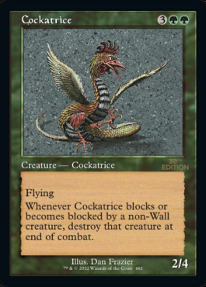 Magic the Gathering Card - Cockatrice - MTG Circle