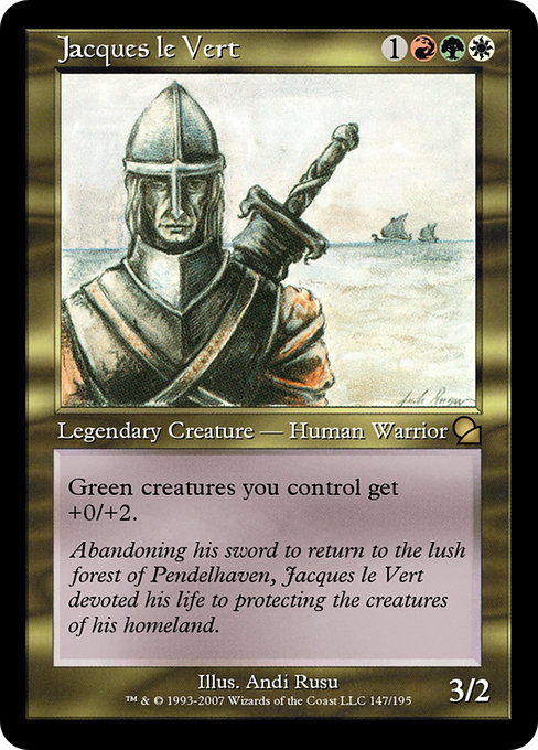 Magic the Gathering Card - Jacques le Vert - MTG Circle