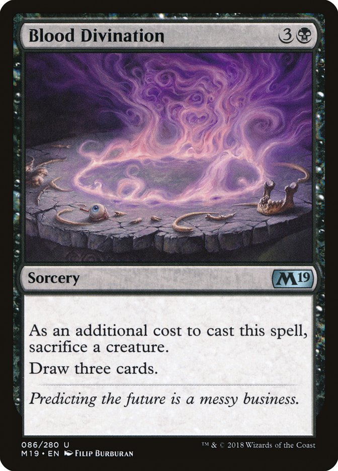 Magic the Gathering Card - Blood Divination - MTG Circle
