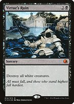 Magic the Gathering Card - Virtue's Ruin - MTG Circle