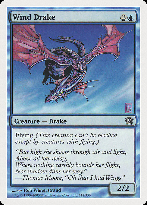 Magic the Gathering Card - Wind Drake - MTG Circle