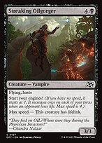 Magic the Gathering Card - Streaking Oilgorger - MTG Circle