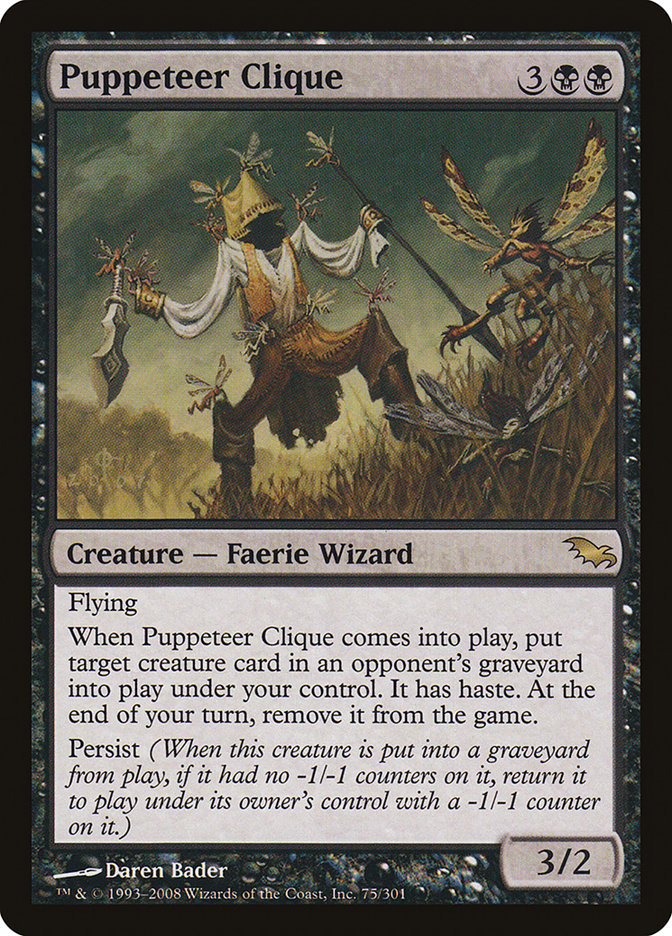 Magic the Gathering Card - Puppeteer Clique - MTG Circle