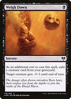 Magic the Gathering Card - Weigh Down - MTG Circle