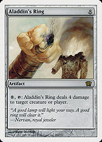 Magic the Gathering Card - Aladdin's Ring - MTG Circle