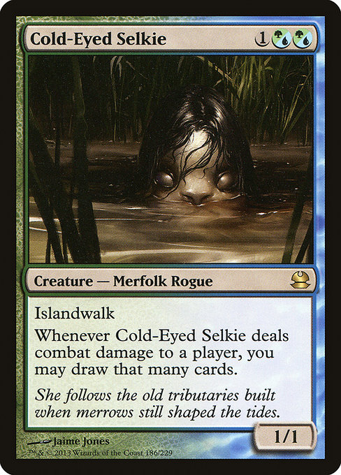 Magic the Gathering Card - Cold-Eyed Selkie - MTG Circle