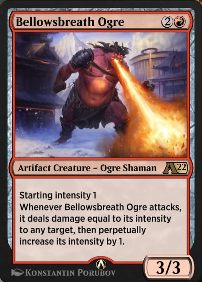 Magic the Gathering Card - Bellowsbreath Ogre - MTG Circle