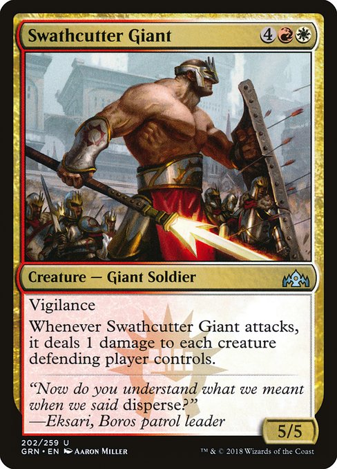 Magic the Gathering Card - Swathcutter Giant - MTG Circle