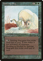Magic the Gathering Card - Spitting Slug - MTG Circle
