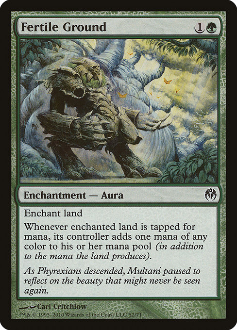 Magic the Gathering Card - Fertile Ground - MTG Circle