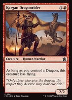 Magic the Gathering Card - Kargan Dragonrider - MTG Circle