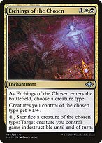 Magic the Gathering Card - Etchings of the Chosen - MTG Circle