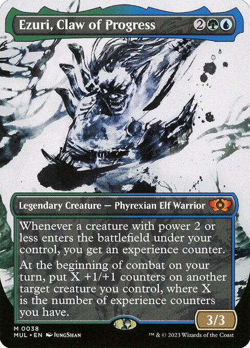 Magic the Gathering Card - Ezuri, Claw of Progress - MTG Circle