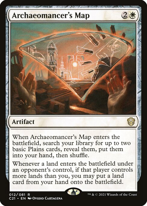 Magic the Gathering Card - Archaeomancer's Map - MTG Circle