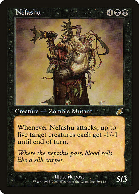 Magic the Gathering Card - Nefashu - MTG Circle