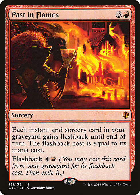 Magic the Gathering Card - Past in Flames - MTG Circle