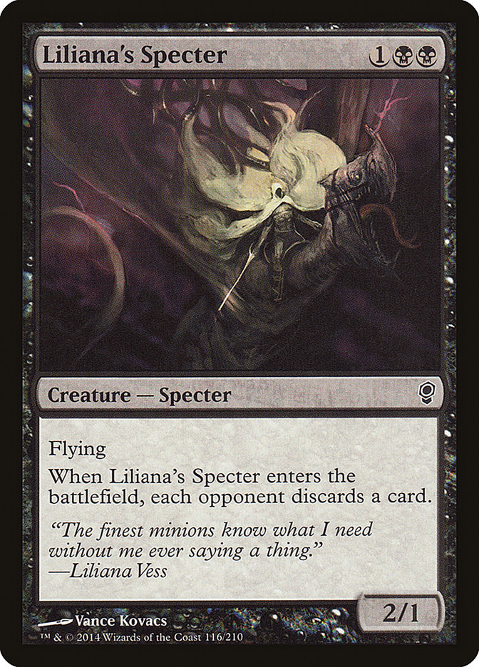 Magic the Gathering Card - Liliana's Specter - MTG Circle