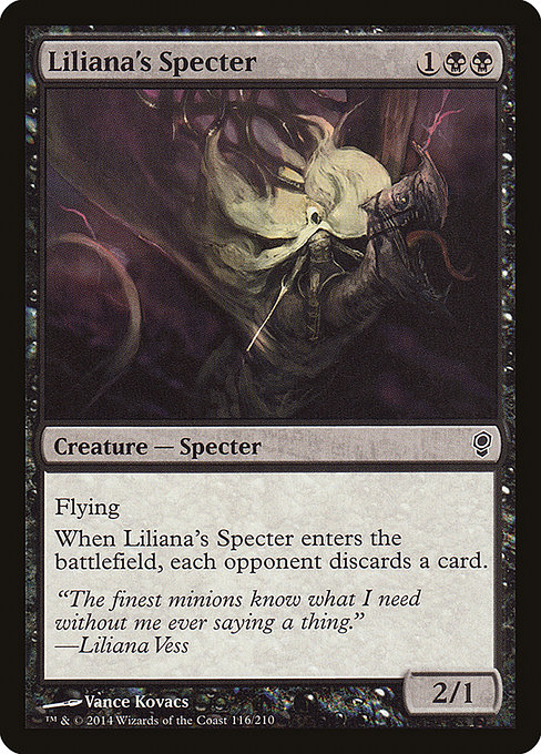 Magic the Gathering Card - Liliana's Specter - MTG Circle