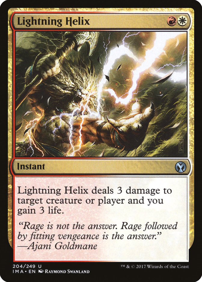 Magic the Gathering Card - Lightning Helix - MTG Circle
