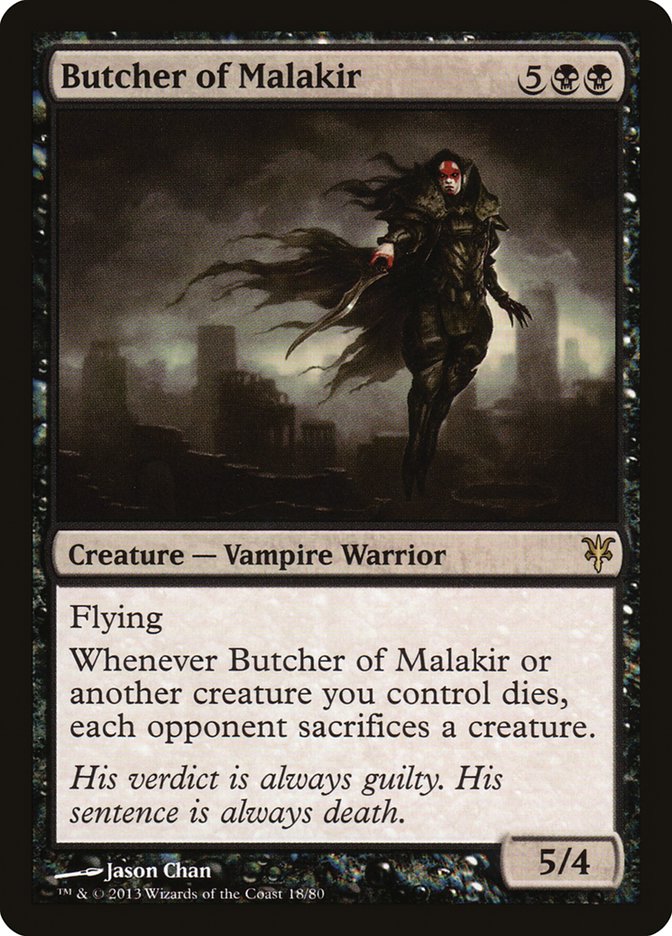 Magic the Gathering Card - Butcher of Malakir - MTG Circle