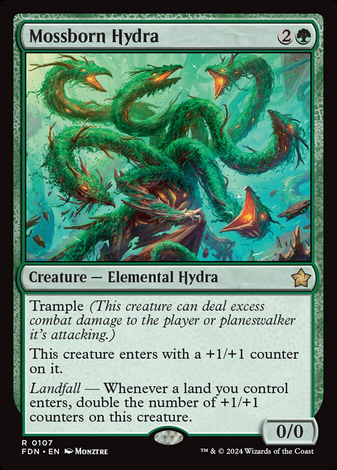 Magic the Gathering Card - Mossborn Hydra - MTG Circle