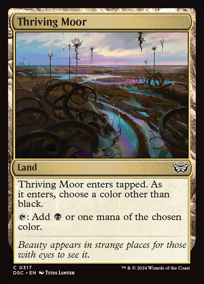 Magic the Gathering Card - Thriving Moor - MTG Circle