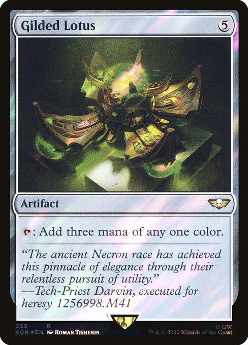 Magic the Gathering Card - Gilded Lotus - MTG Circle