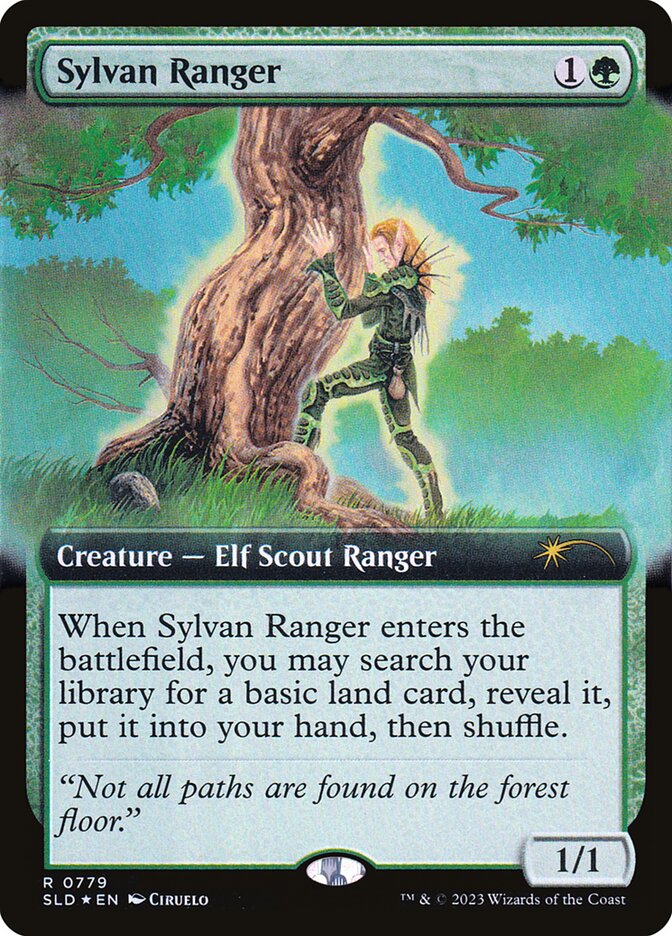 Magic the Gathering Card - Sylvan Ranger - MTG Circle
