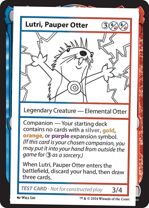 Magic the Gathering Card - Lutri, Pauper Otter - MTG Circle