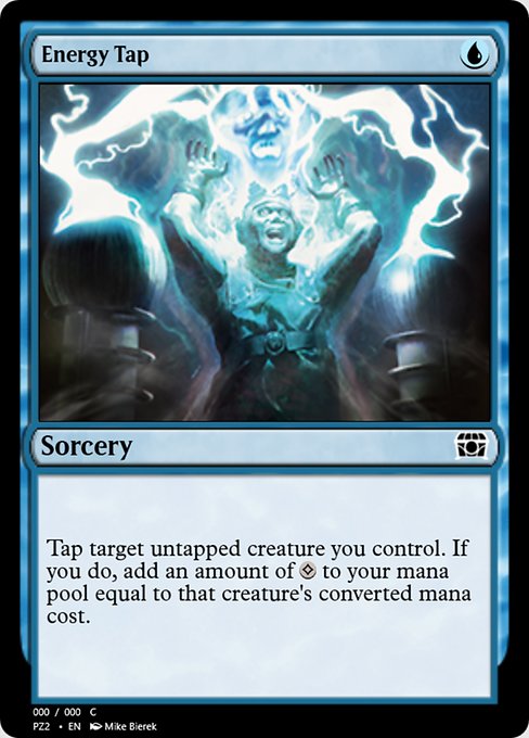 Magic the Gathering Card - Energy Tap - MTG Circle