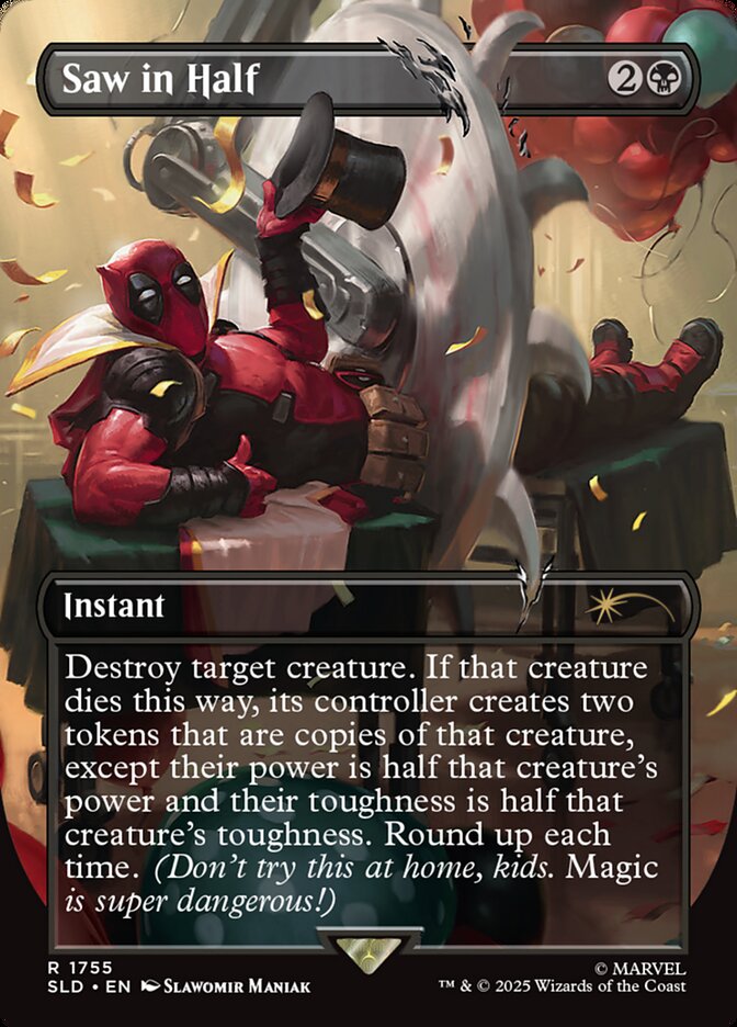 Magic the Gathering Card - Saw in Half - MTG Circle