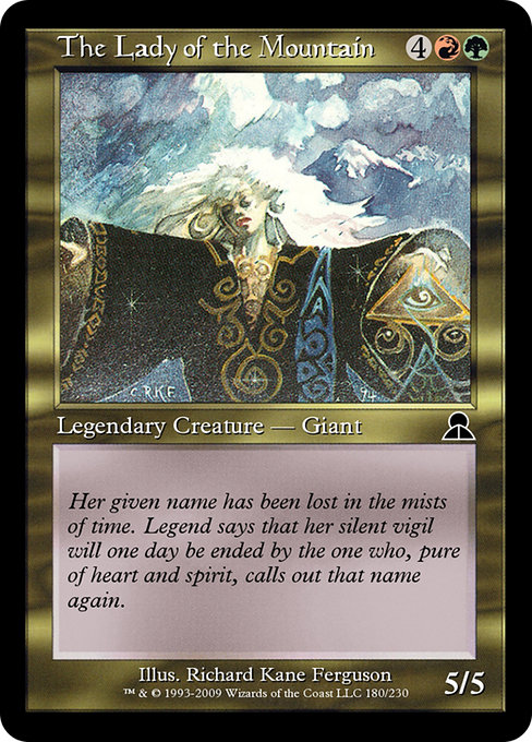 Magic the Gathering Card - The Lady of the Mountain - MTG Circle
