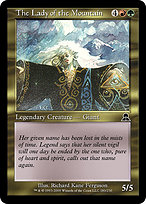 Magic the Gathering Card - The Lady of the Mountain - MTG Circle