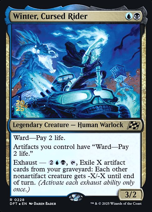 Magic the Gathering Card - Winter, Cursed Rider - MTG Circle