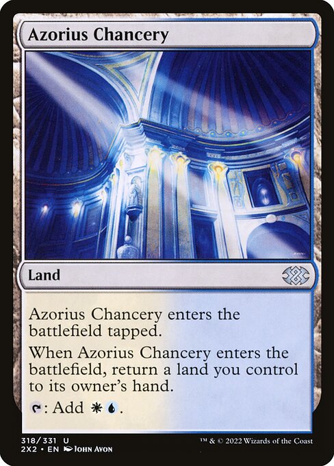 Magic the Gathering Card - Azorius Chancery - MTG Circle