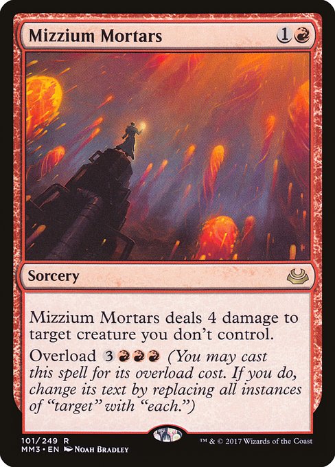 Magic the Gathering Card - Mizzium Mortars - MTG Circle