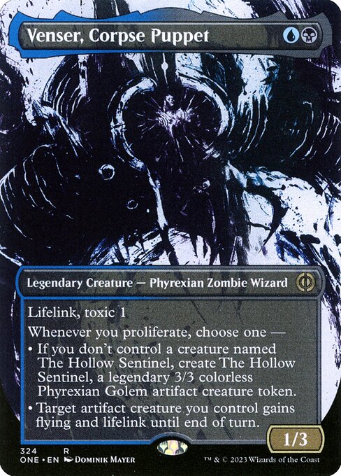 Magic the Gathering Card - Venser, Corpse Puppet - MTG Circle