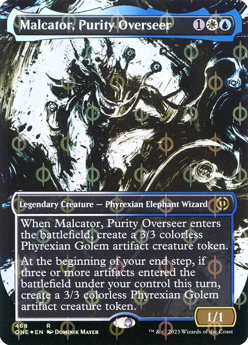Magic the Gathering Card - Malcator, Purity Overseer - MTG Circle