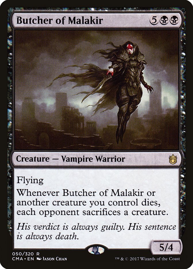 Magic the Gathering Card - Butcher of Malakir - MTG Circle