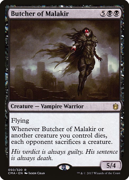 Magic the Gathering Card - Butcher of Malakir - MTG Circle