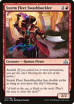 Magic the Gathering Card - Storm Fleet Swashbuckler - MTG Circle