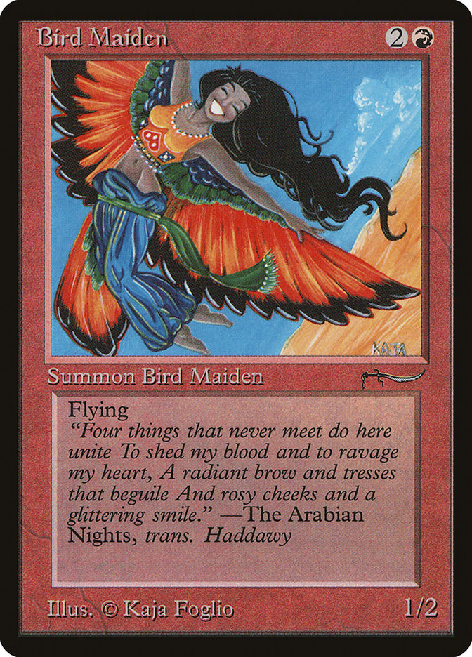 Magic the Gathering Card - Bird Maiden - MTG Circle