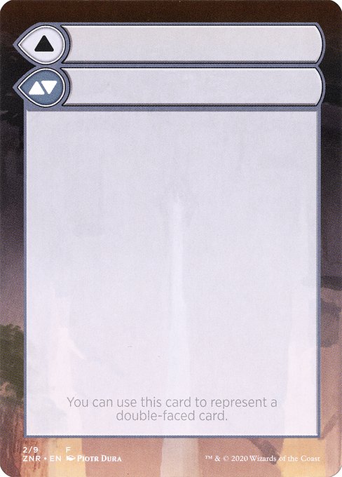 Magic the Gathering Card - Double-Faced Substitute Card - MTG Circle