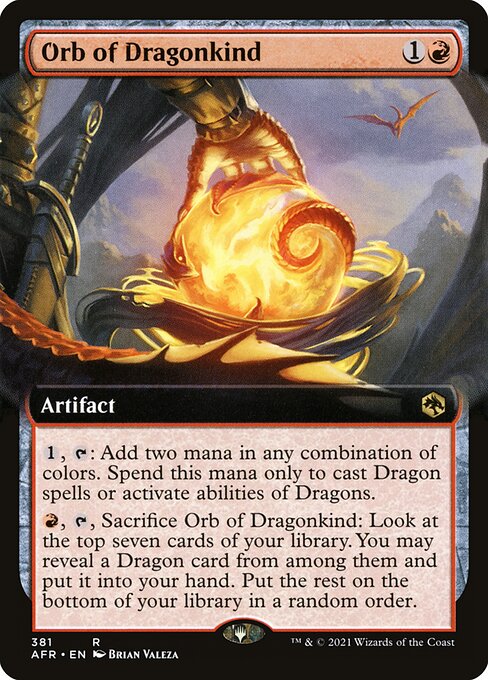 Magic the Gathering Card - Orb of Dragonkind - MTG Circle
