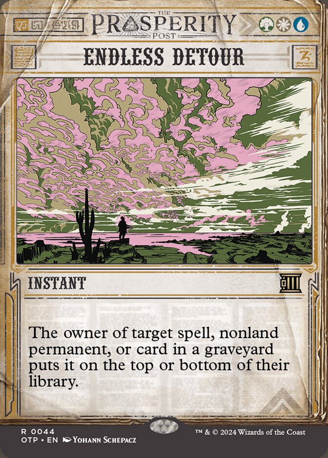 Magic the Gathering Card - Endless Detour - MTG Circle