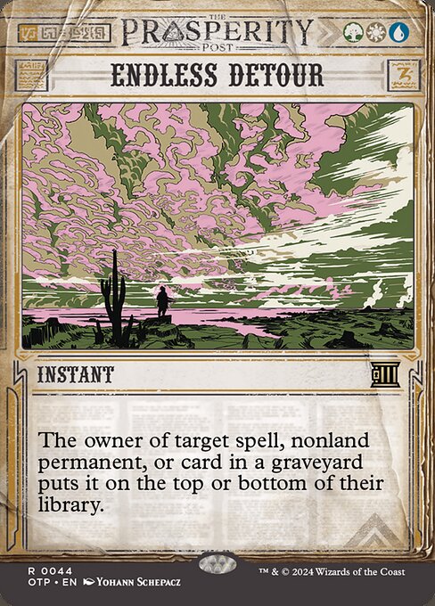 Magic the Gathering Card - Endless Detour - MTG Circle