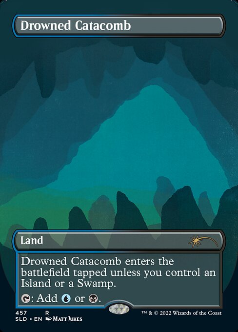 Magic the Gathering Card - Drowned Catacomb - MTG Circle