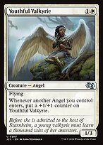 Magic the Gathering Card - Youthful Valkyrie - MTG Circle