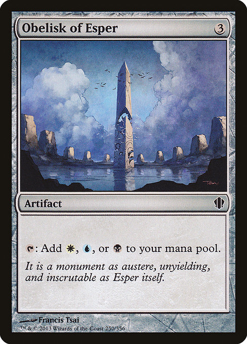 Magic the Gathering Card - Obelisk of Esper - MTG Circle