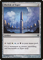 Magic the Gathering Card - Obelisk of Esper - MTG Circle